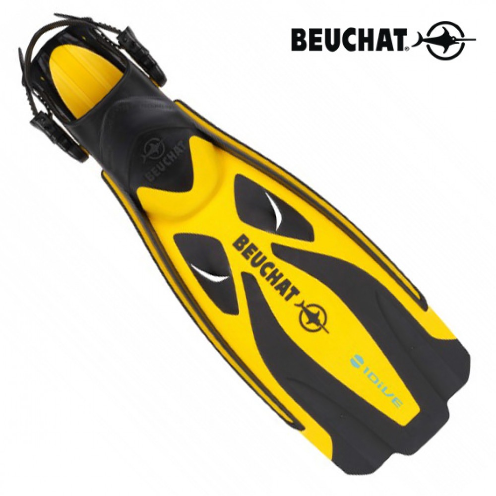 Плавници BEUCHAT 1Dive, отворени, жълти