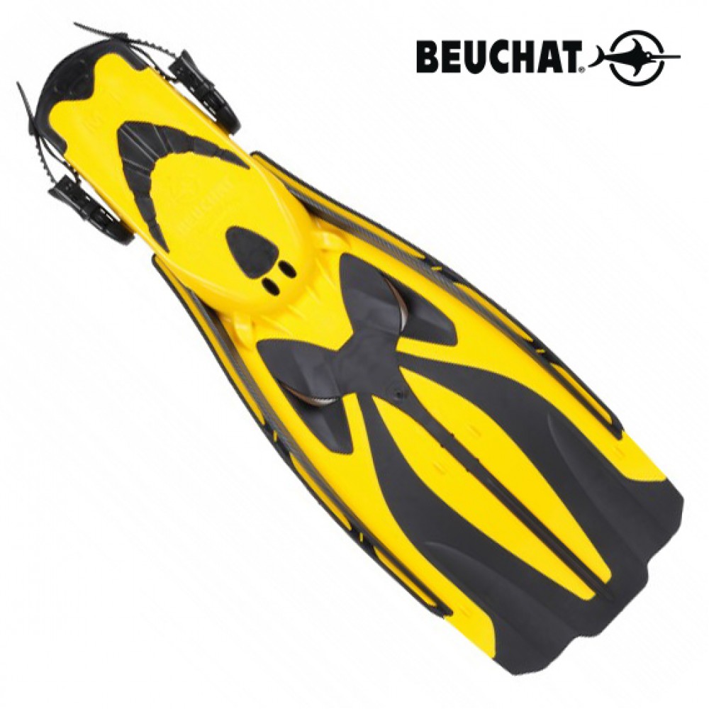 Плавници BEUCHAT 1Dive, отворени, жълти - Image 2
