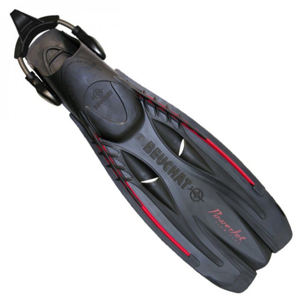 Плавници POWER JET с пружина, черен
